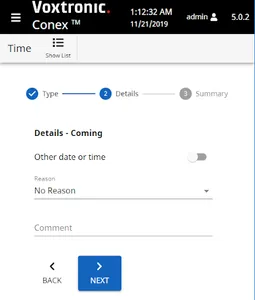 Conex Time screenshot 1