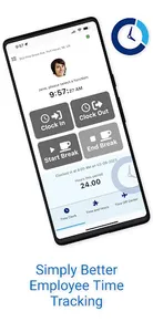 TimeTrakGO Employee Time Clock screenshot 0