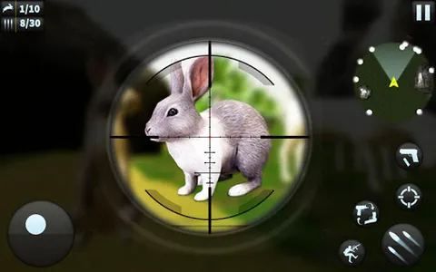 Rabbit Game Sniper Shooting screenshot 0