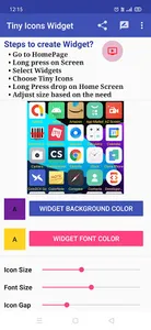 Tiny Icons Widget screenshot 1