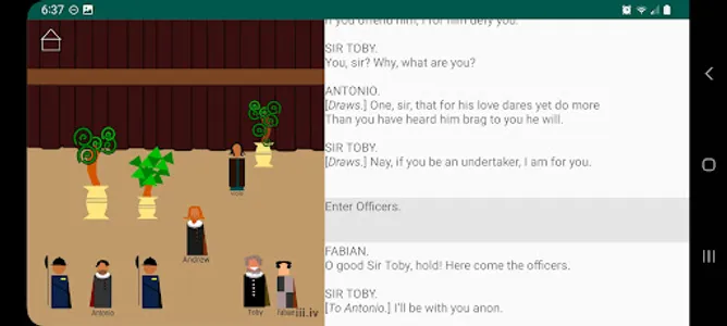 Twelfth Night, by Shakespeare screenshot 2