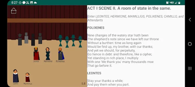 Winter's Tale, Shakespeare screenshot 1