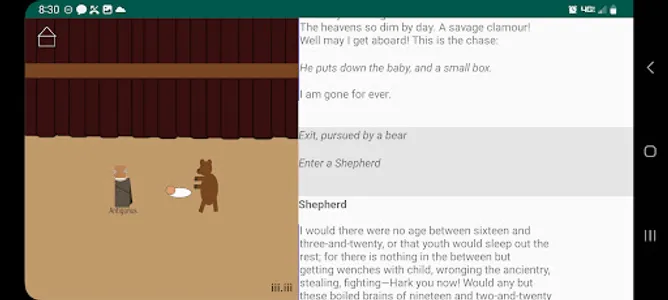 Winter's Tale, Shakespeare screenshot 7