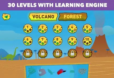 Dino Sight Words: Kindergarten screenshot 3