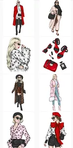 Fashion Color Book Style Games screenshot 13