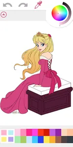 Princess Coloring Book Game screenshot 11