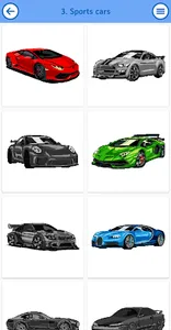 Pixel Car Color by Number screenshot 10