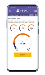 MyTiscali screenshot 2