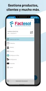 Factesol móvil PSE ilimitado screenshot 2