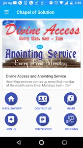 Chapel of Solution Afisi RCCG screenshot 5