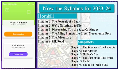 Class 11 English for 2023-24 screenshot 16