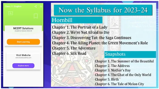 Class 11 English for 2023-24 screenshot 8