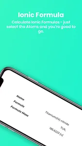 TheIon: Ionic Compound Calcula screenshot 2