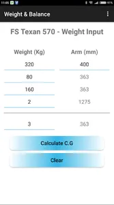 FS Texan Weight and Balance screenshot 0
