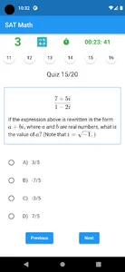 SAT-MATH screenshot 2