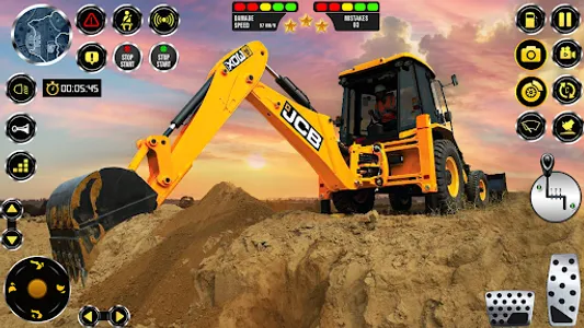 JCB Excavator Construction 3D screenshot 0