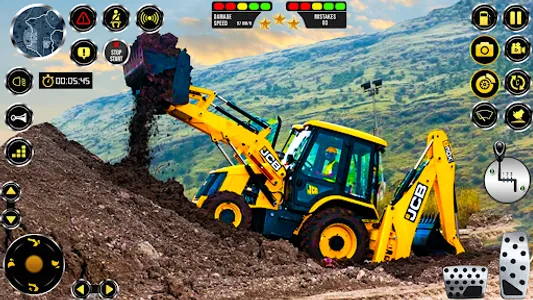 JCB Excavator Construction 3D screenshot 1