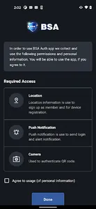 BSA Auth screenshot 0