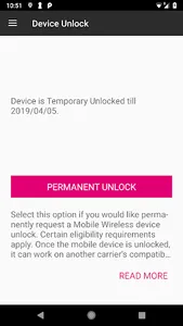 T-Mobile Device Unlock (Pixel) screenshot 0