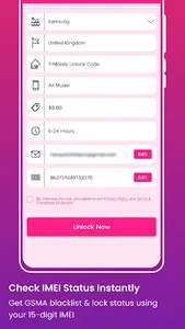 Device IMEI Unlock Network App screenshot 20