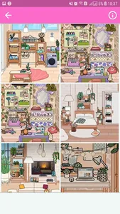 Toca Boca Aesthetic Room Ideas screenshot 1