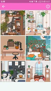 Toca Boca Aesthetic Room Ideas screenshot 2