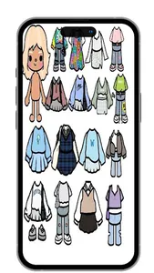 Toca Boca Paper Doll Ideas screenshot 14