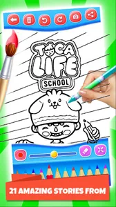 Toca Boca Coloring Game screenshot 3