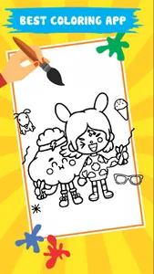 Toca Boca Coloring Game screenshot 4