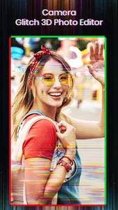 Camera-Glitch 3D Photo Editor screenshot 1