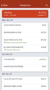 Today's Bank Go screenshot 2