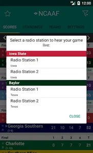 College Football Radio screenshot 1