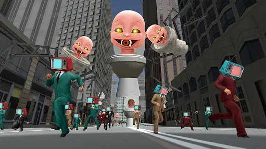 Toilet Monster Survival screenshot 0