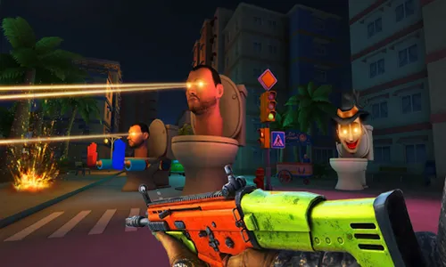 Toilet Spider Monster Survival screenshot 2