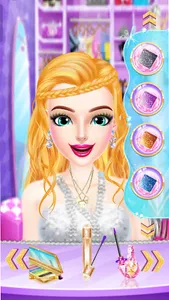 Hair Braided Salon Makeup Game screenshot 3