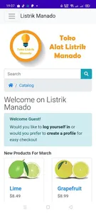 Toko Listrik Manado screenshot 1