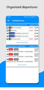 Transit timetable widgets screenshot 0