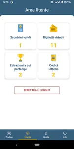 Lotteria Scontrini App screenshot 2