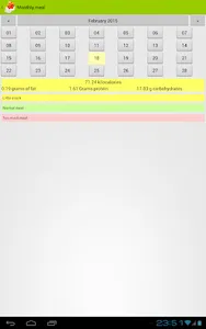 Calorie balance screenshot 3