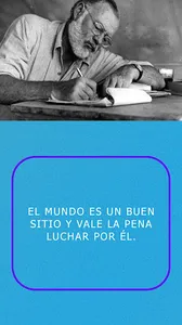 Ernest Hemingway frases screenshot 1