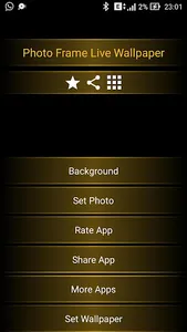 Photo Frame Live Wallpaper screenshot 0
