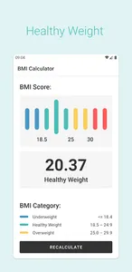 Bodymit: BMI Calculator & Heal screenshot 2