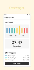 Bodymit: BMI Calculator & Heal screenshot 3