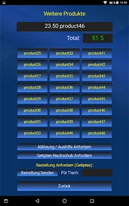 POS Kasse Gastro 48 Produkte screenshot 1