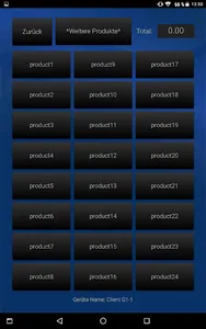 Bestellclient Servicepersonal screenshot 1
