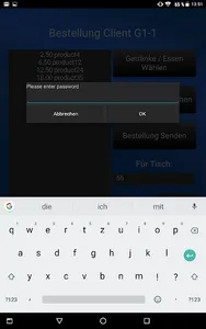 Bestellclient Servicepersonal screenshot 3