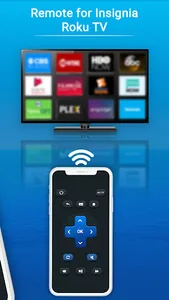 Remote for Insignia Roku TV screenshot 1