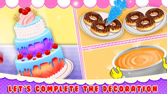 Sweet Cake Dessert Shop Games screenshot 10