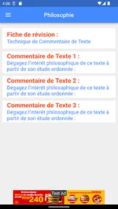 Philo : Commentaire de Texte screenshot 0