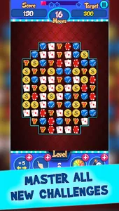 Casino Match 3 Puzzle : best b screenshot 2